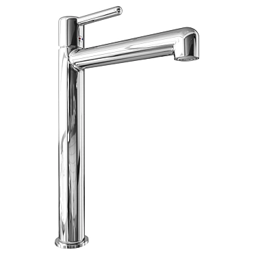 Aiger Chrome Washbasin Mixer 3D model image 1 