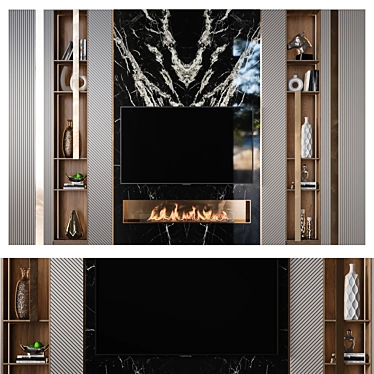  Wall-Mounted TV Stand 3D model image 1 