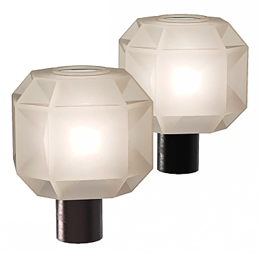 Sleek Cubo Table Lamp 3D model image 1 