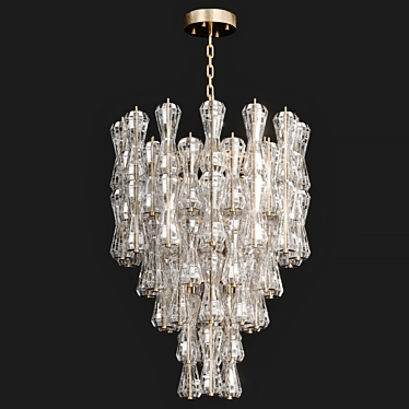 Crystal Chandelier for Modern Interiors 3D model image 1 