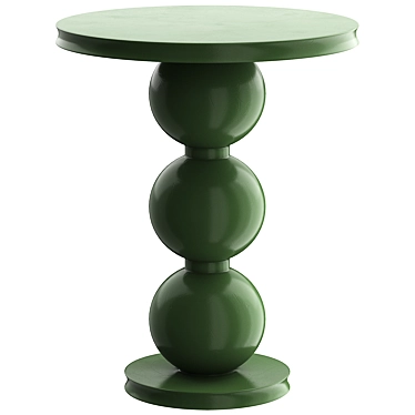 Sleek Modern Nigel Side Table 3D model image 1 