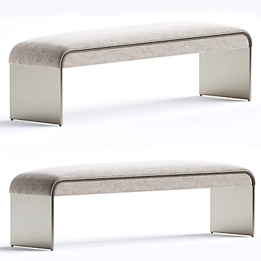 Sleek Alero Bench Design 3D model image 1 