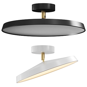 Modern LED Ceiling Light Fixture 3D model image 1 