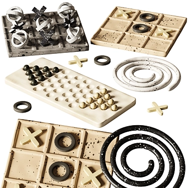 Glossy Decor Set Game Kit 3D model image 1 