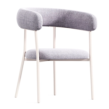 Sleek Oslo Armchair 2015 Model 3D model image 1 