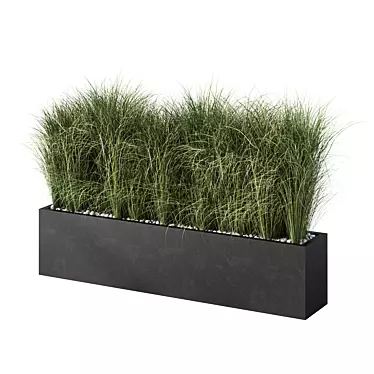 Lush Outdoor Grass Plant Set 3D model image 1 