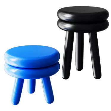 Pluma Stool by Steven Bukowski