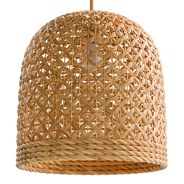 Boho Bali Rattan Pendant Lamp