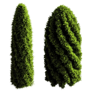 Durable Bush Outdoor Grass 055 3D model image 1 