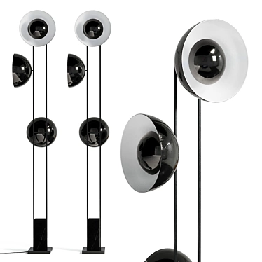 Versatile O3 LED Floor Lamp 3D model image 1 