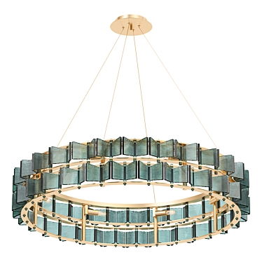 Contemporary Ring Chandeliers and Lamps 3D model image 1 