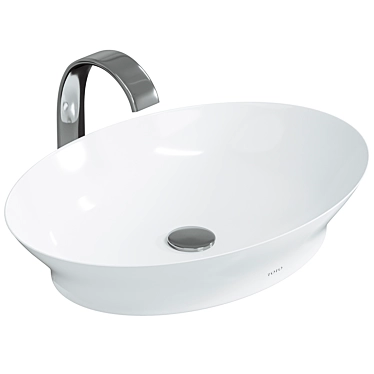 TOTO TL L4724E Semi-Recessed Basin 3D model image 1 