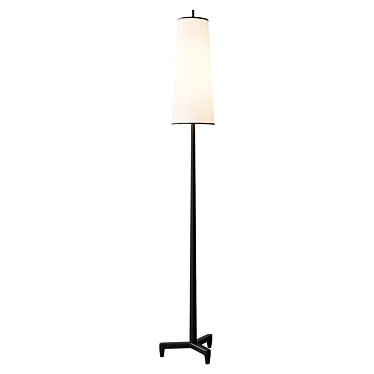 Fallon Forged-Iron Floor Lamp 3D model image 1 