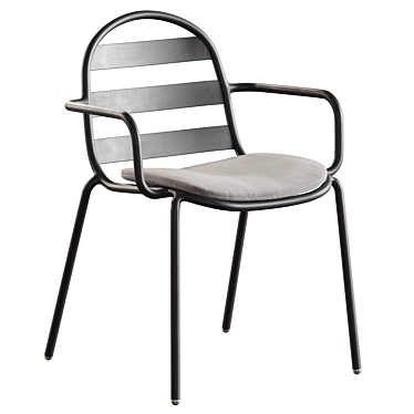 Joncols Outdoor Chair with Cushion 3D model image 1 