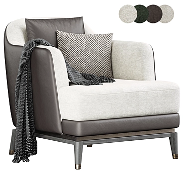 Sleek Bluemoon Chair by CPRN 3D model image 1 