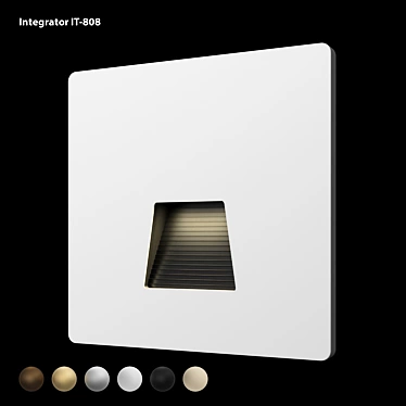 Modern LED Stair Step Light 3D model image 1 