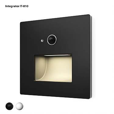 Title: Square LED Motion Sensor Stair Light 3D model image 1 