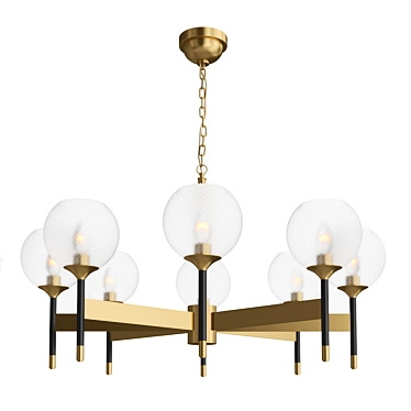 Elegant CHLOE Pendant Light 3D model image 1 