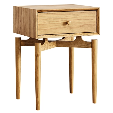 Scandinavian style bedside table 1 drawer