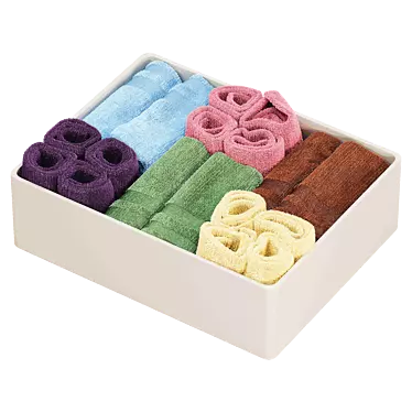 Luxury Towels 3D Model Render 3D model image 1 