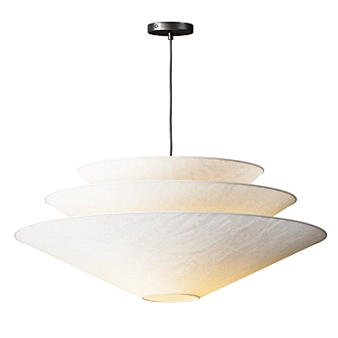 Modern Coastal Gull Pendant Light 3D model image 1 