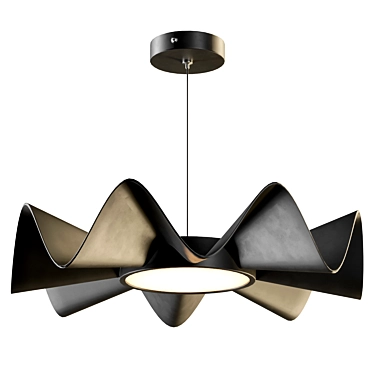 Modern Pendant Light 3D Model 3D model image 1 