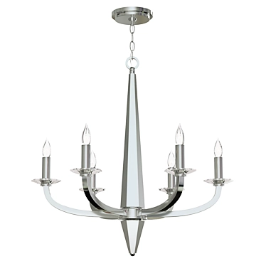 Elegant Hinkley Pendant Light Fixture 3D model image 1 