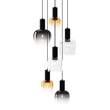 Modern Pendant Lamp 2015 Corona 3D model image 1 