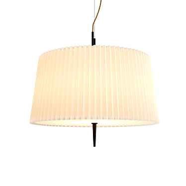 Silk Fliegenbein Pendant Lamp 3D model image 1 