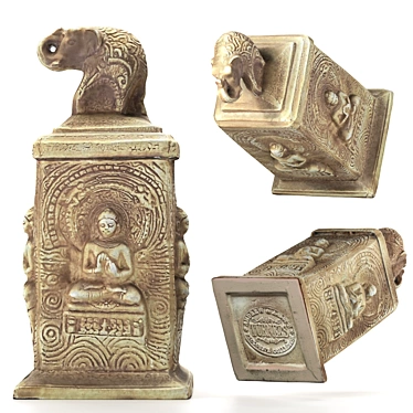 Eastern Style Ornament Figurine 3D model image 1 