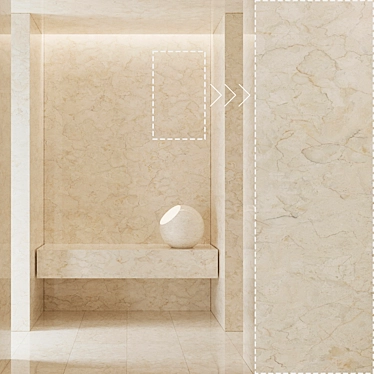 Premium Marble Stone Texture Set 3D model image 1 