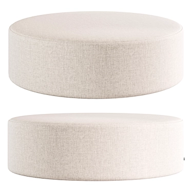 Modern Zyl Pouf by Bolia 3D model image 1 