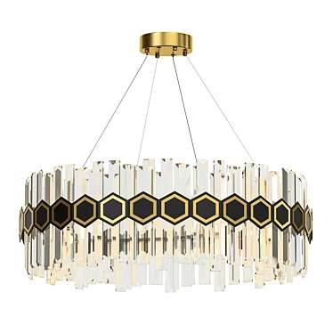 Milan D60 Pendant Chandelier 3D model image 1 