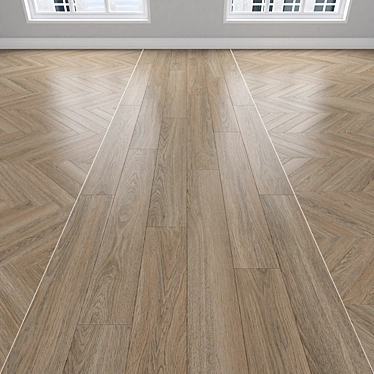 Oak Parquet Collection, Versatile Modules 3D model image 1 