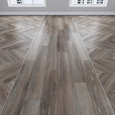 Oak Parquet Flooring Collection 3D model image 1 