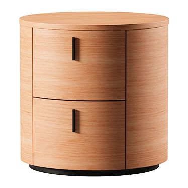 Modern Italian Bedside Lamp Table 3D model image 1 