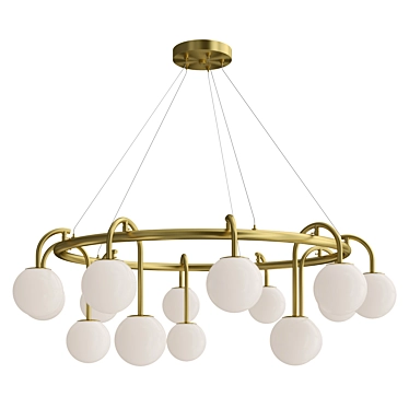 Sleek LULLA Pendant Light 3D model image 1 