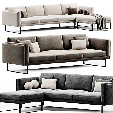 Modern 8 Sofa by Cassina 3D model image 1 