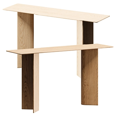 Elegant Arte Veneziana Paganelo Console 3D model image 1 