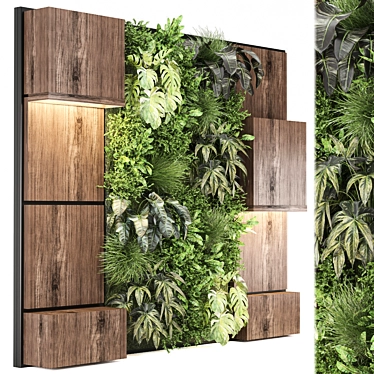 indoor wall vertical garden - Set 1338