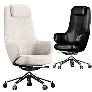 Modern Executive Office Chair Model 3D model image 1 