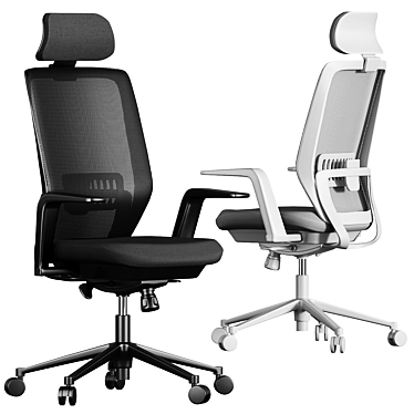 Premium Office Chair 3D Model 3D model image 1 