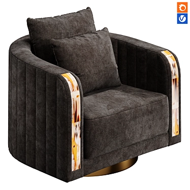 Luxury Arcahorn Afrodite Decor 7044B 3D model image 1 