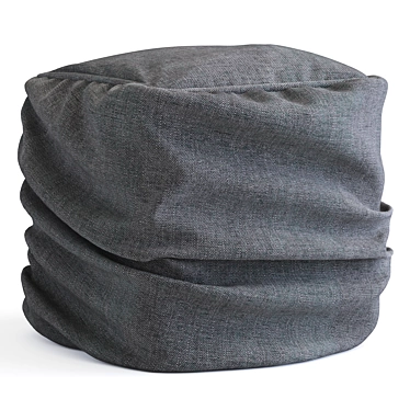 Pouf with horizontal fold