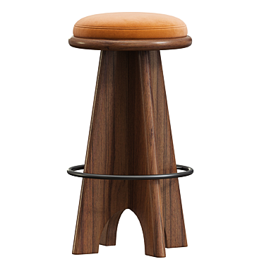 Sleek Ojai Barstool: Exceptional Design 3D model image 1 