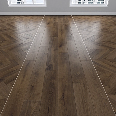 Oak Parquet Variety Set 3D model image 1 