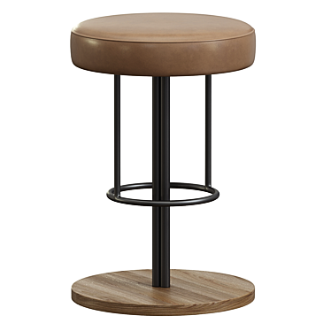 Stylish Inez Counter Barstool Set 3D model image 1 