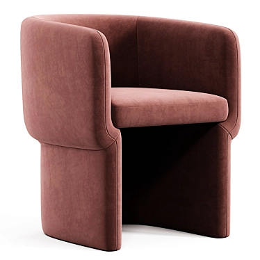 Contemporary Fiona Chair Design 3D model image 1 