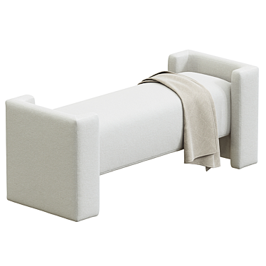 Elegant Wyller Bench for Home 3D model image 1 