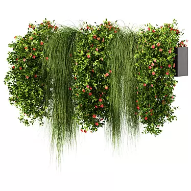 Outdoor Hanging Plant Set Display 3D model image 1 